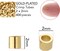 The Beadsmith Tube Crimp Beads, 2 x 2mm, 400 Pieces, Gold Color, Uniform Cylindrical Shape, No Sharp Edges, Designed to Secure The Ends of Jewelry Stringing Wires and Cables